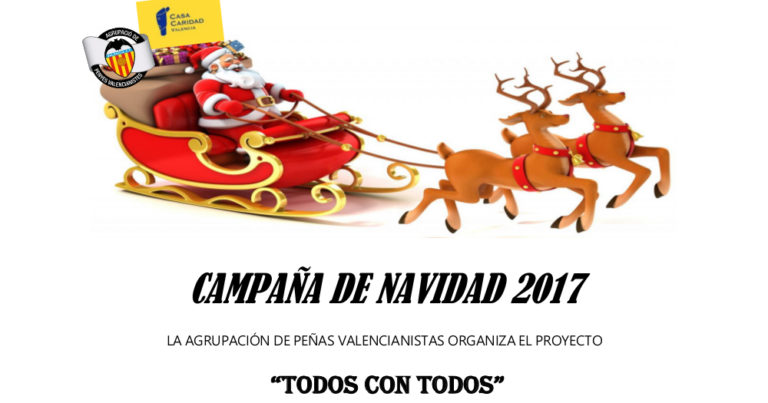 CAMPAÑA DE NAVIDAD 2017 – CASA CARIDAD – #TODOSCONTODOS